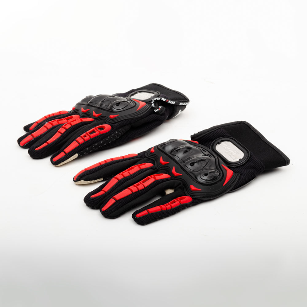 Guante P/Motociclista Iron Racing Tactil Touch Rojo - Zynch